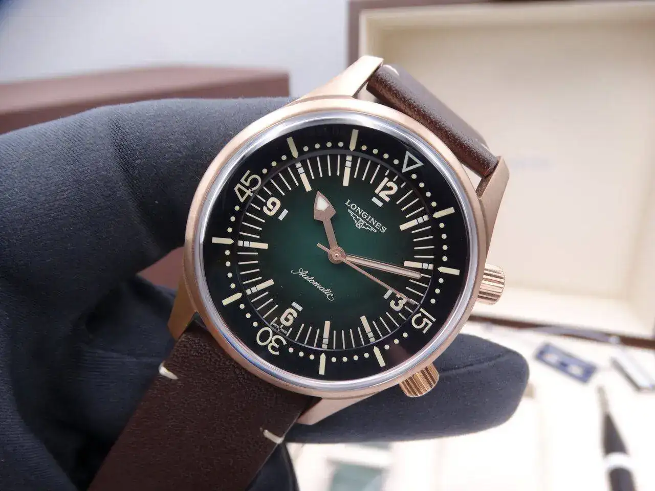 Longines Legend Diver Bronze Green03899.webp