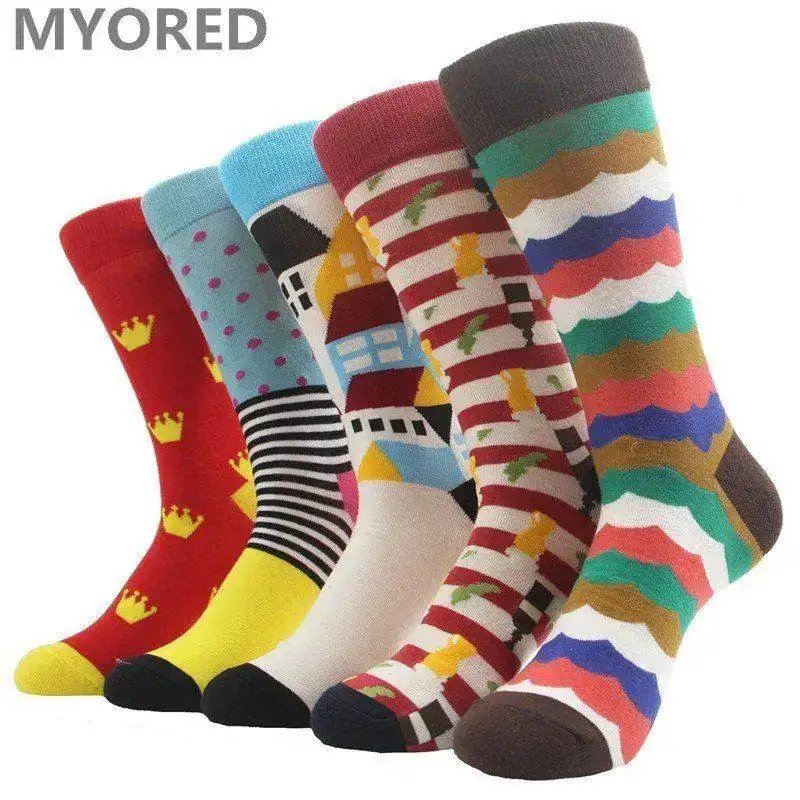 lorido-Calcetines-hombres-hit-color-Argyle-rayas-j.webp