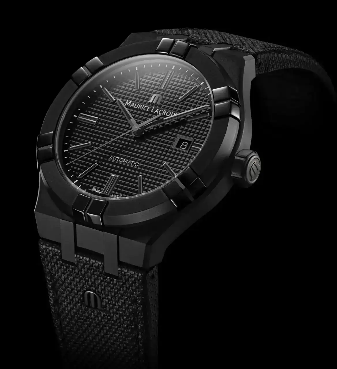 Maurice-Lacroix-Aikon-Automatic-Black-Steel-angled.webp