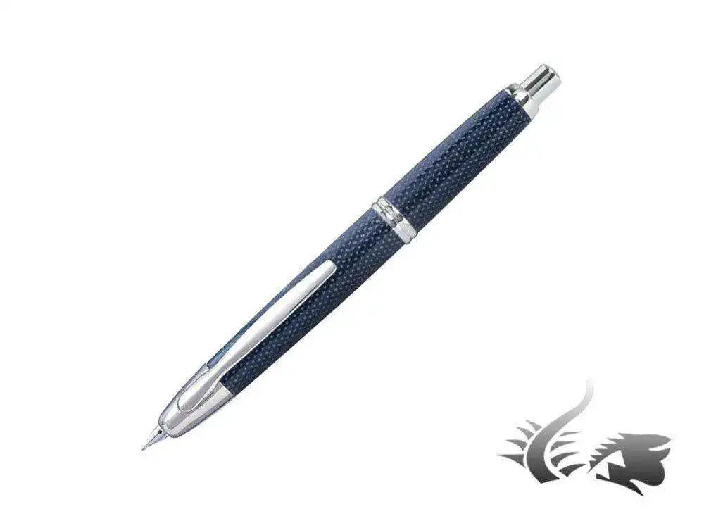 miki-Capless-Fountain-Pen-Carbonesque-Blue-60249-1.webp