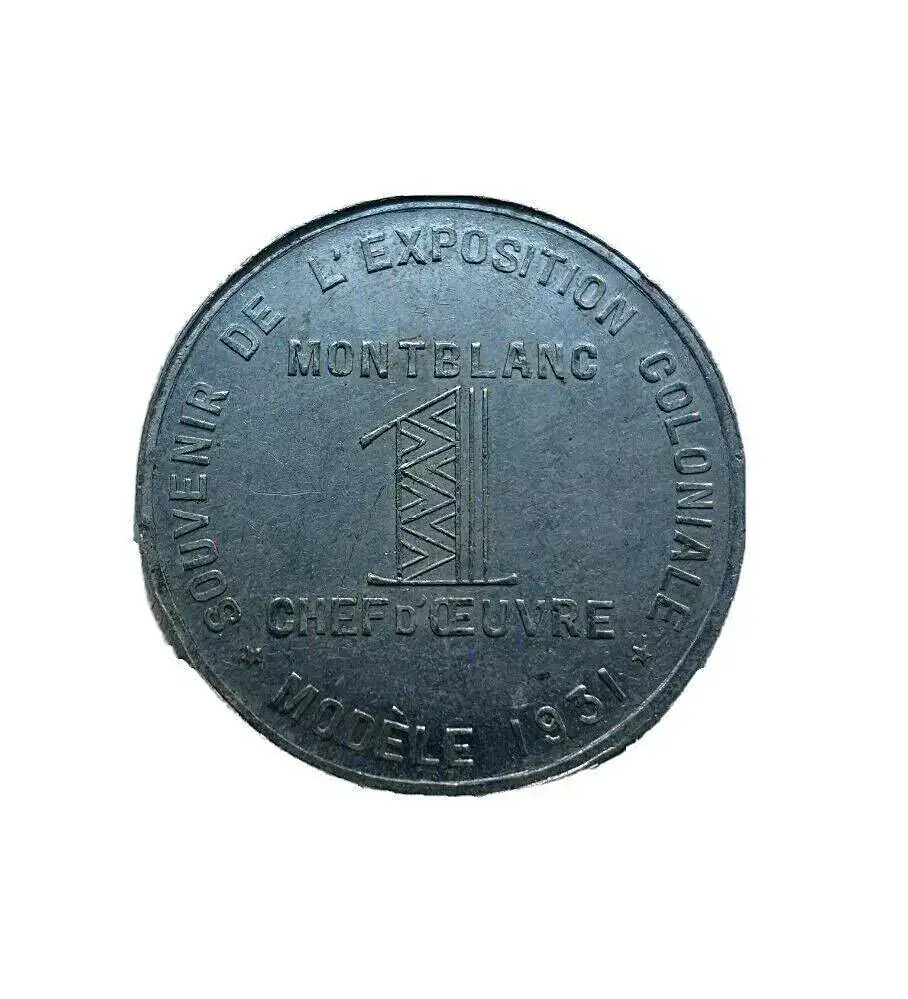 Montblanc Meisterstuck vintage colonial Exhibition Token  from 1931 2.webp