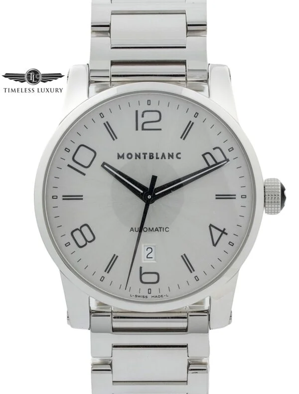 Montblanc Timewalker 7070 Stainless Steel 42mm Silver Dial