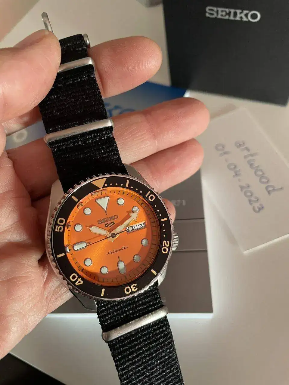 SEIKO 5 SPORTS SRPD59k1 ESFERA NARANJA Relojes Especiales, EL foro