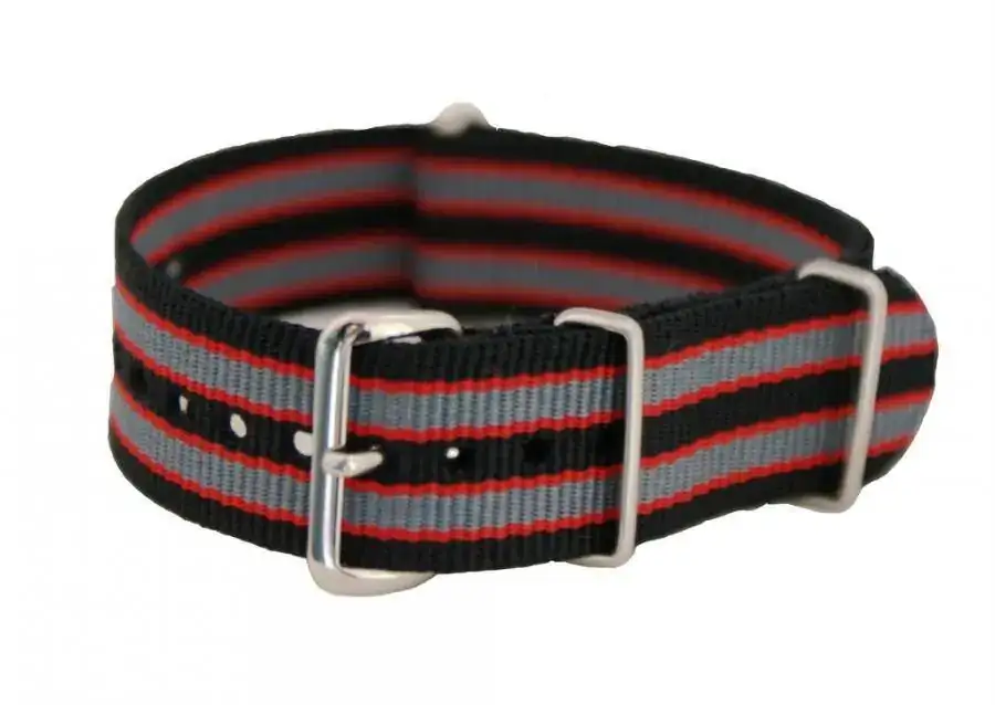 negro-gris y rojo