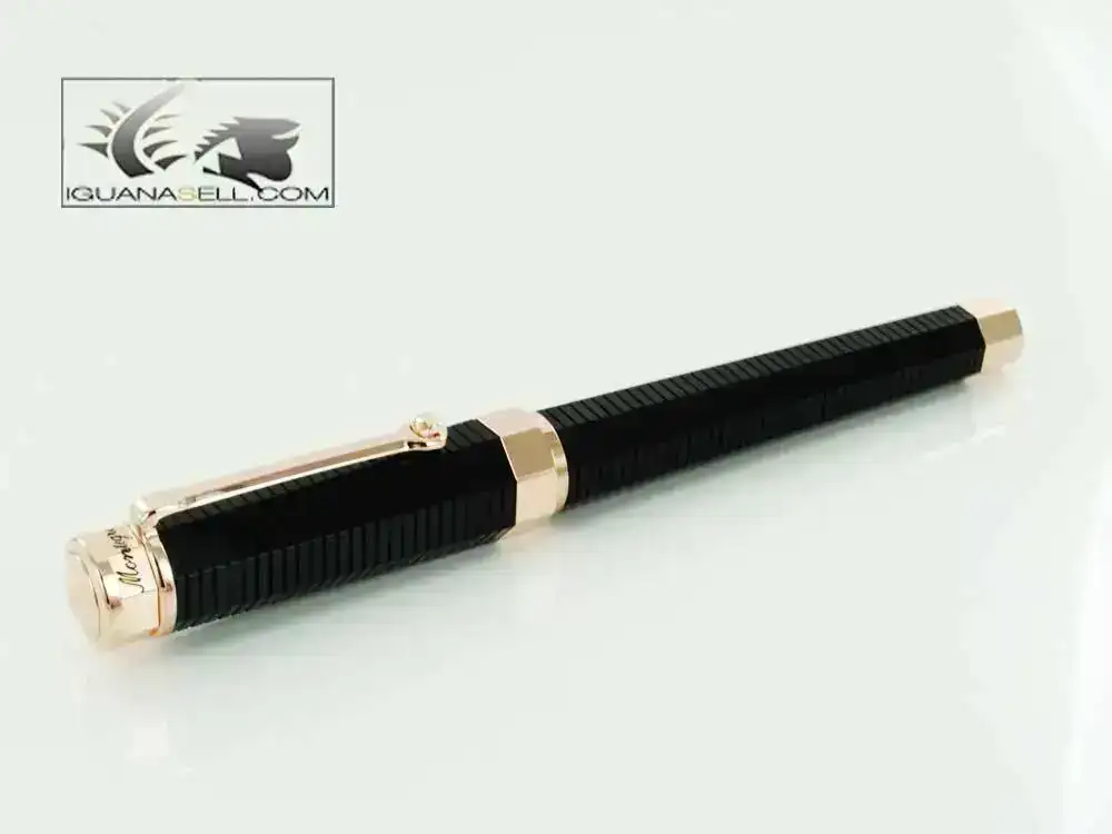 Nero-Uno-Resin-&-Pink-Gold-Fountain-Pen-ISNRC-AC-2.webp