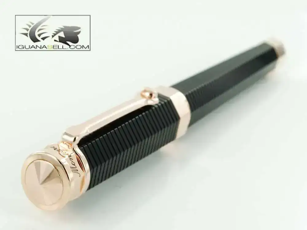 Nero-Uno-Resin-&-Pink-Gold-Fountain-Pen-ISNRC-AC-3.webp