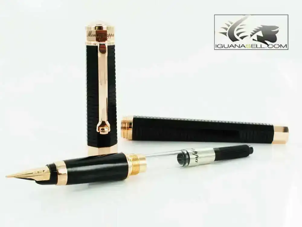 Nero-Uno-Resin-&-Pink-Gold-Fountain-Pen-ISNRC-AC-6.webp