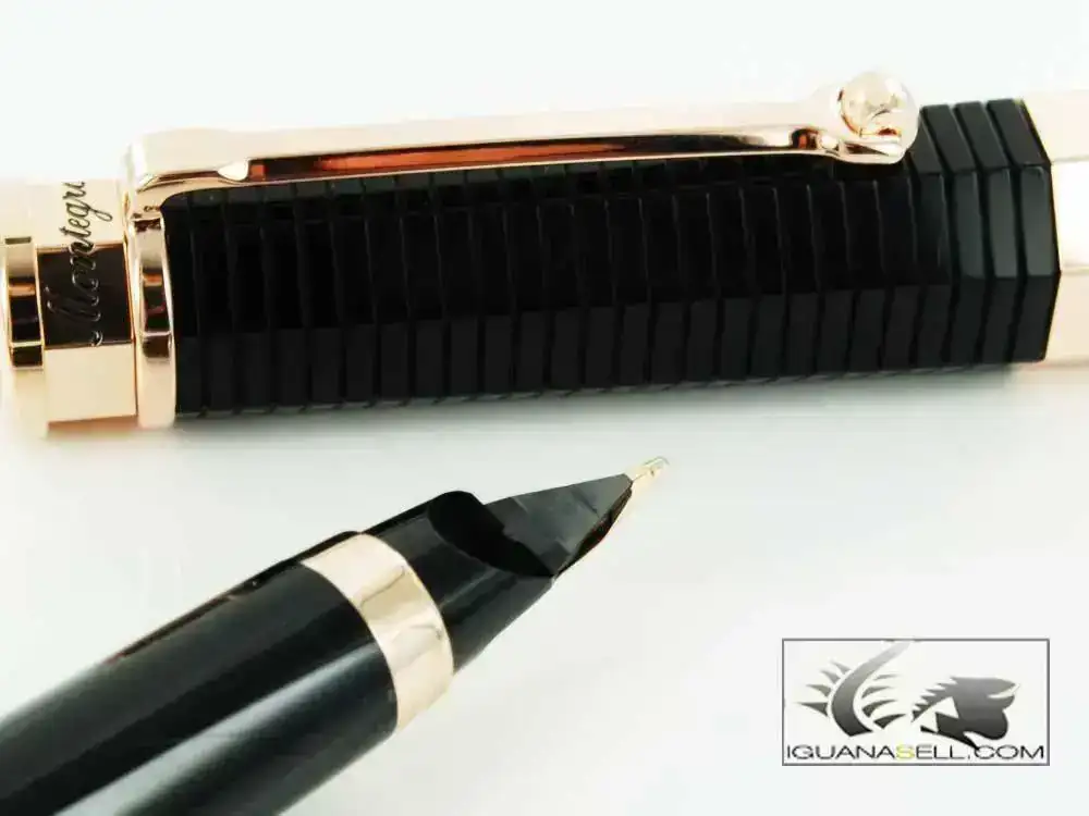 Nero-Uno-Resin-&-Pink-Gold-Fountain-Pen-ISNRC-AC-7.webp