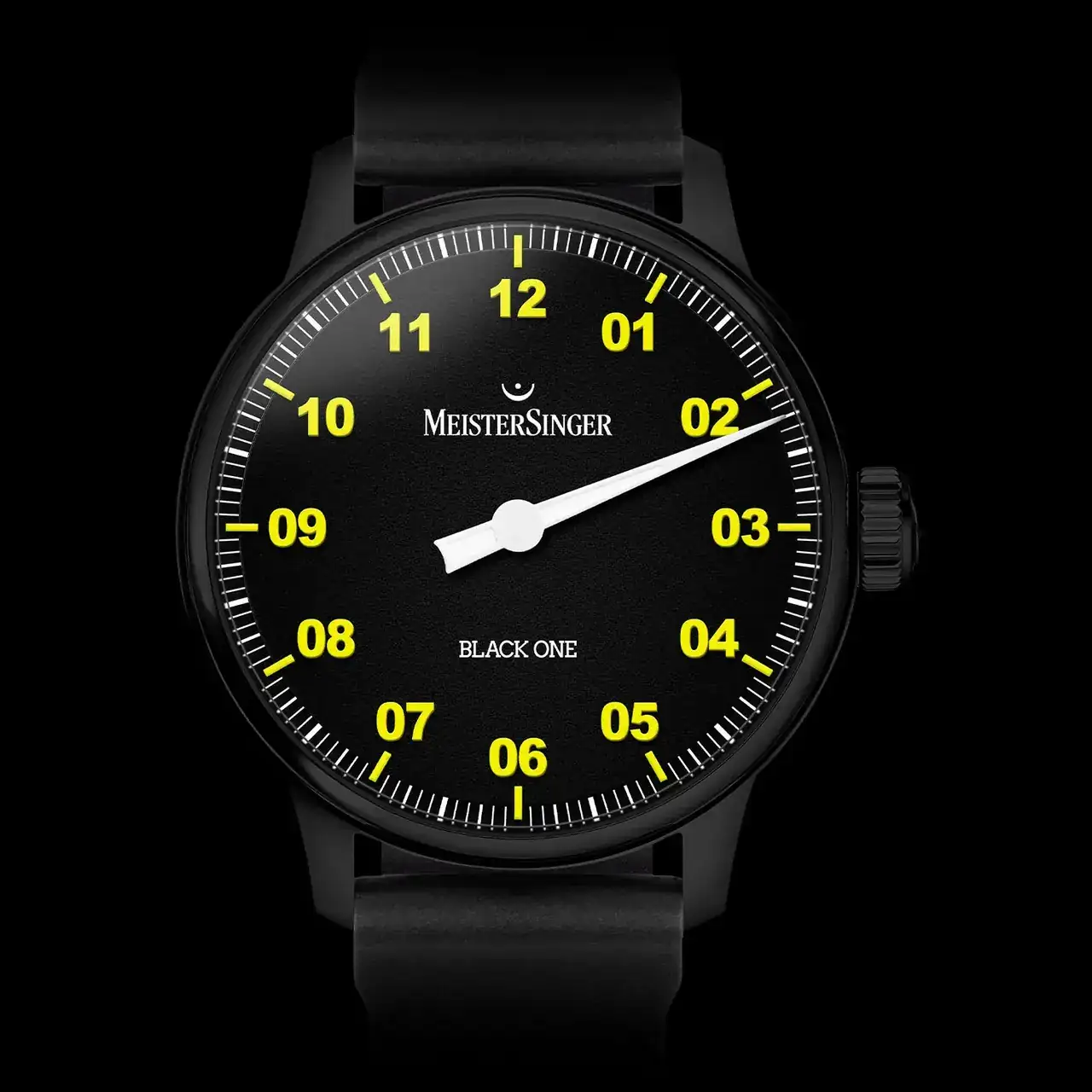 Reloj MeisterSinger Black One de edición limitada de una sola mano - 4