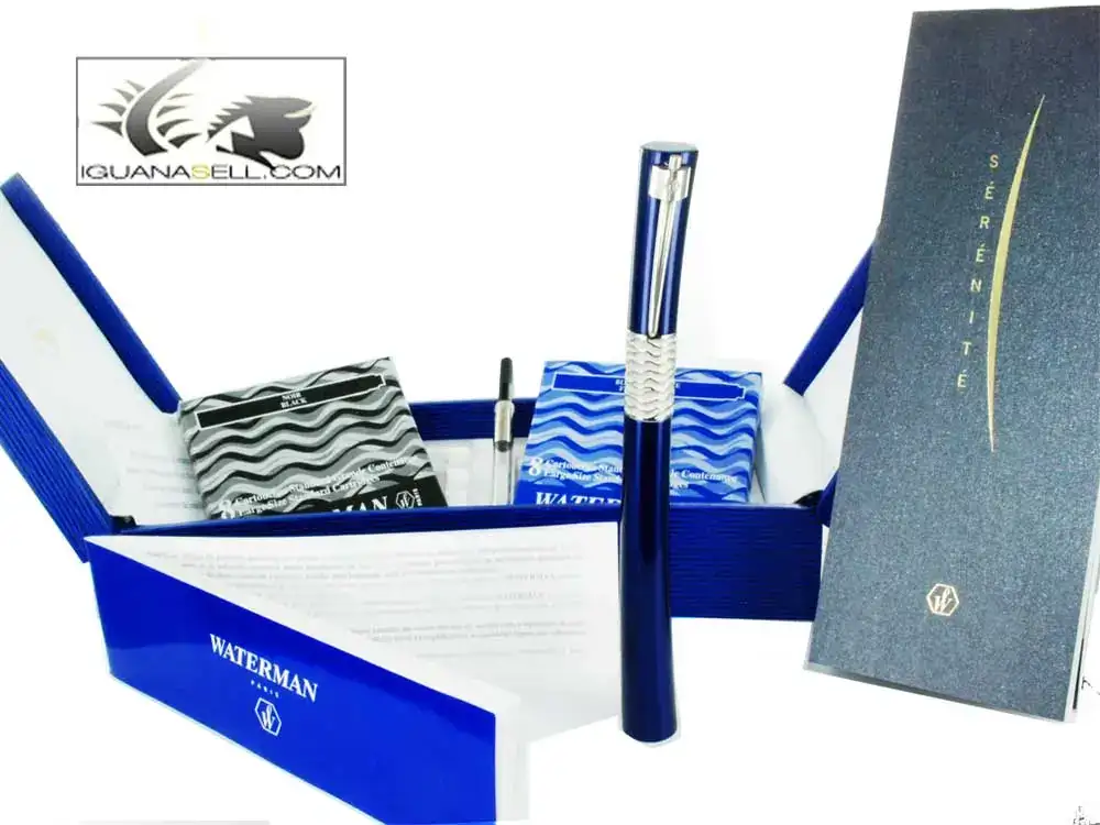 nite-Fountain-Pen-Blue-Lacquer-&-Silver-S0613630-4.webp