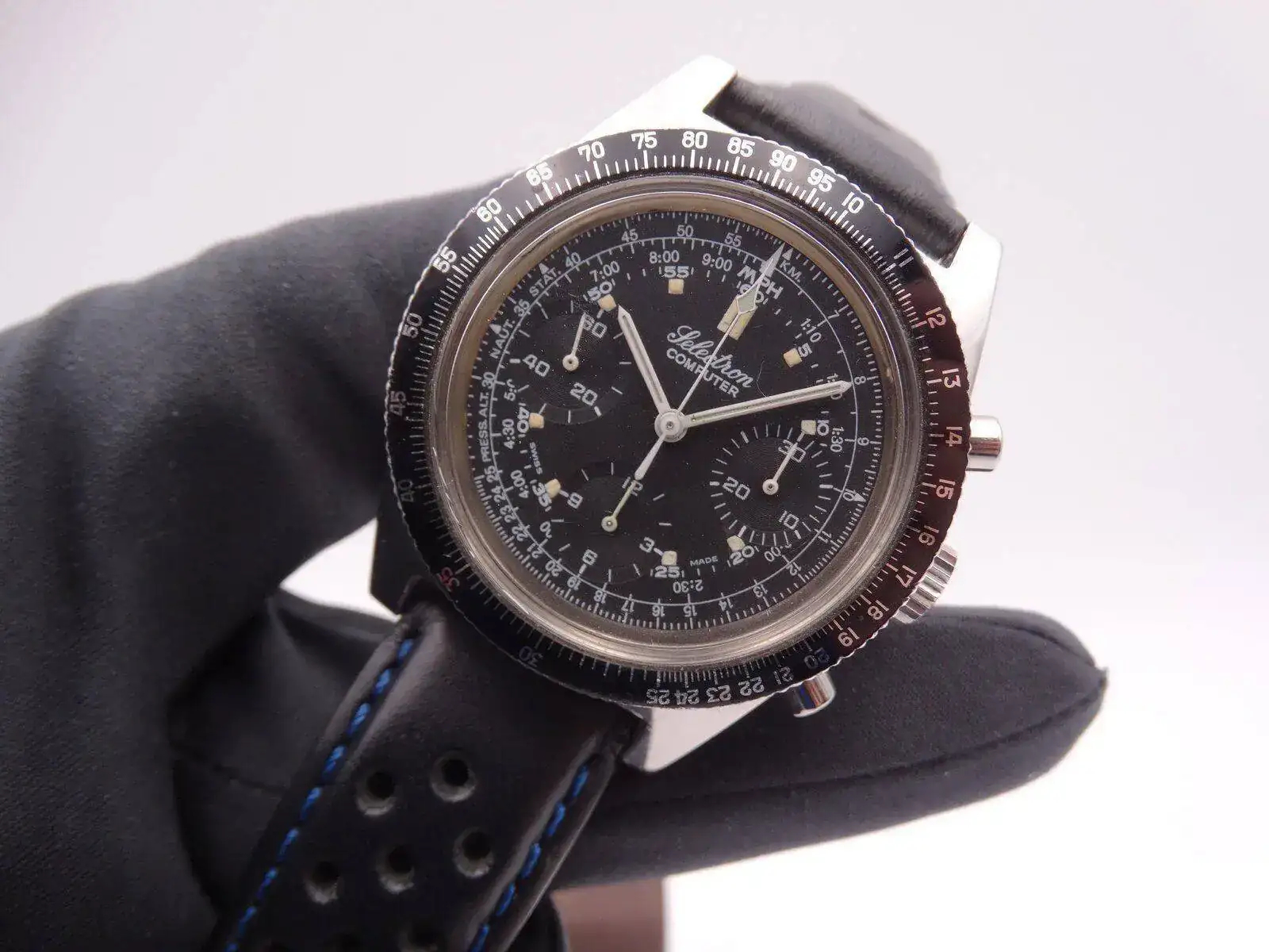 OLLECH & WAJS Selectron Computer Valjoux 72 Vintage | Relojes ...