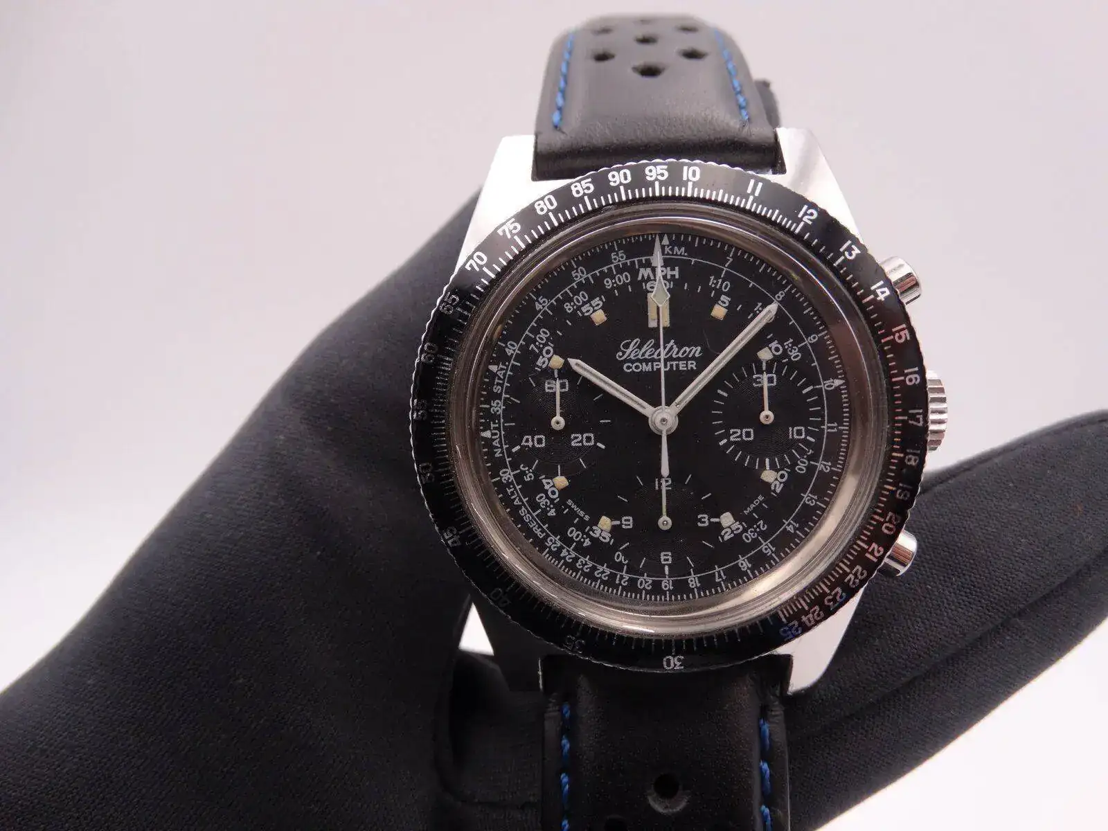OLLECH & WAJS Selectron Computer Valjoux 72 Vintage | Relojes ...