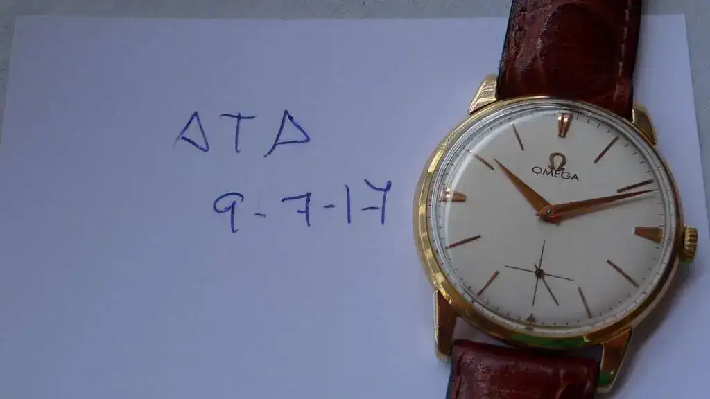 Reloj omega oro hombre años 50 hot sale