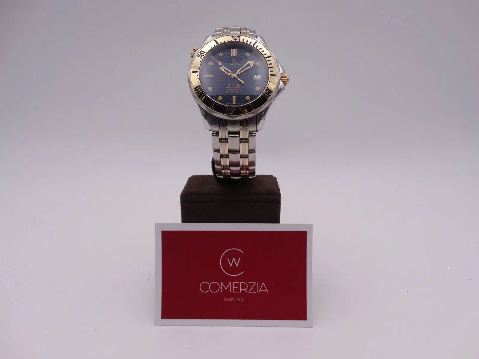 Omega Seamaster Diver Steel Gold Blue 8233.webp