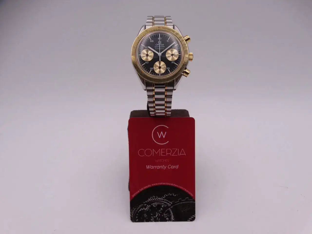 Omega Speedmaster Automatic Steel Gold 03758.webp