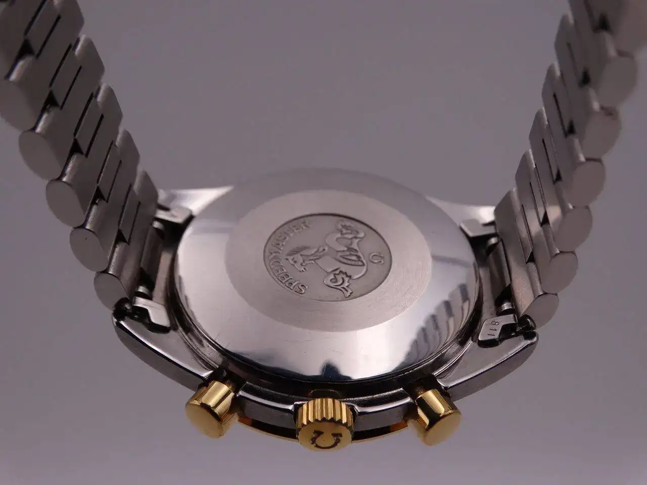 Omega Speedmaster Automatic Steel Gold 03770 copia.webp
