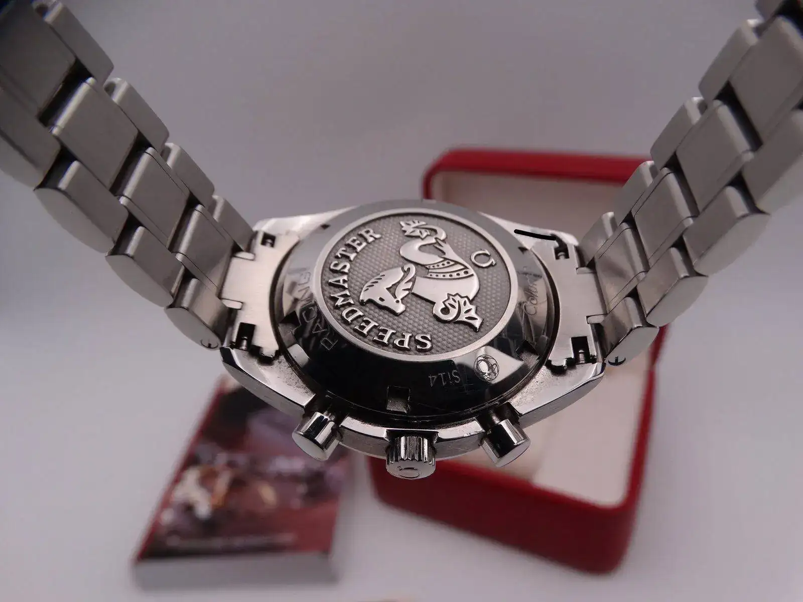 Omega Speedmaster Chronograph Automatic Blue 00797 copia.webp