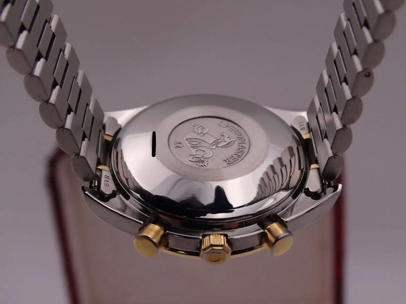 Omega Speedmaster Date Automatic Steel Gold 04066 copia.webp