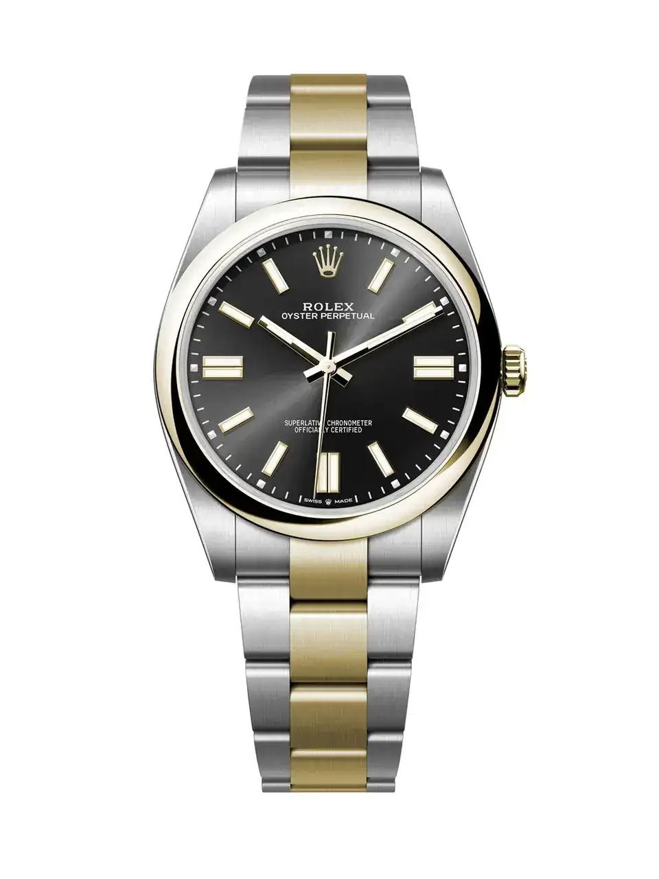 Rolex Oyster Perpetual Rolesor Bicolor Black Dial Prediction
