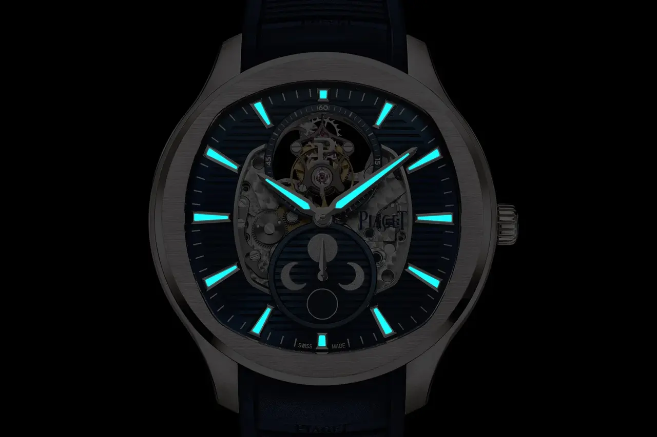 Fase lunar de Tourbillon Flying Polo de Piaget