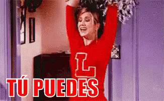 Rachel Vestida De Animadora Quiere Decirte Que Tú Puedes GIF - Pompones  Porrista Animadora - Discover & Share GIFs