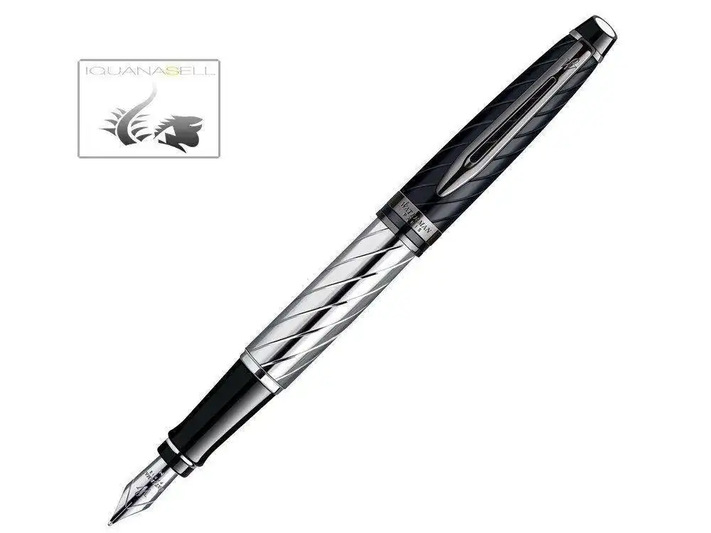 -Precious-Fountain-Pen-Lacquer-Chrome-trim-Black-1.webp