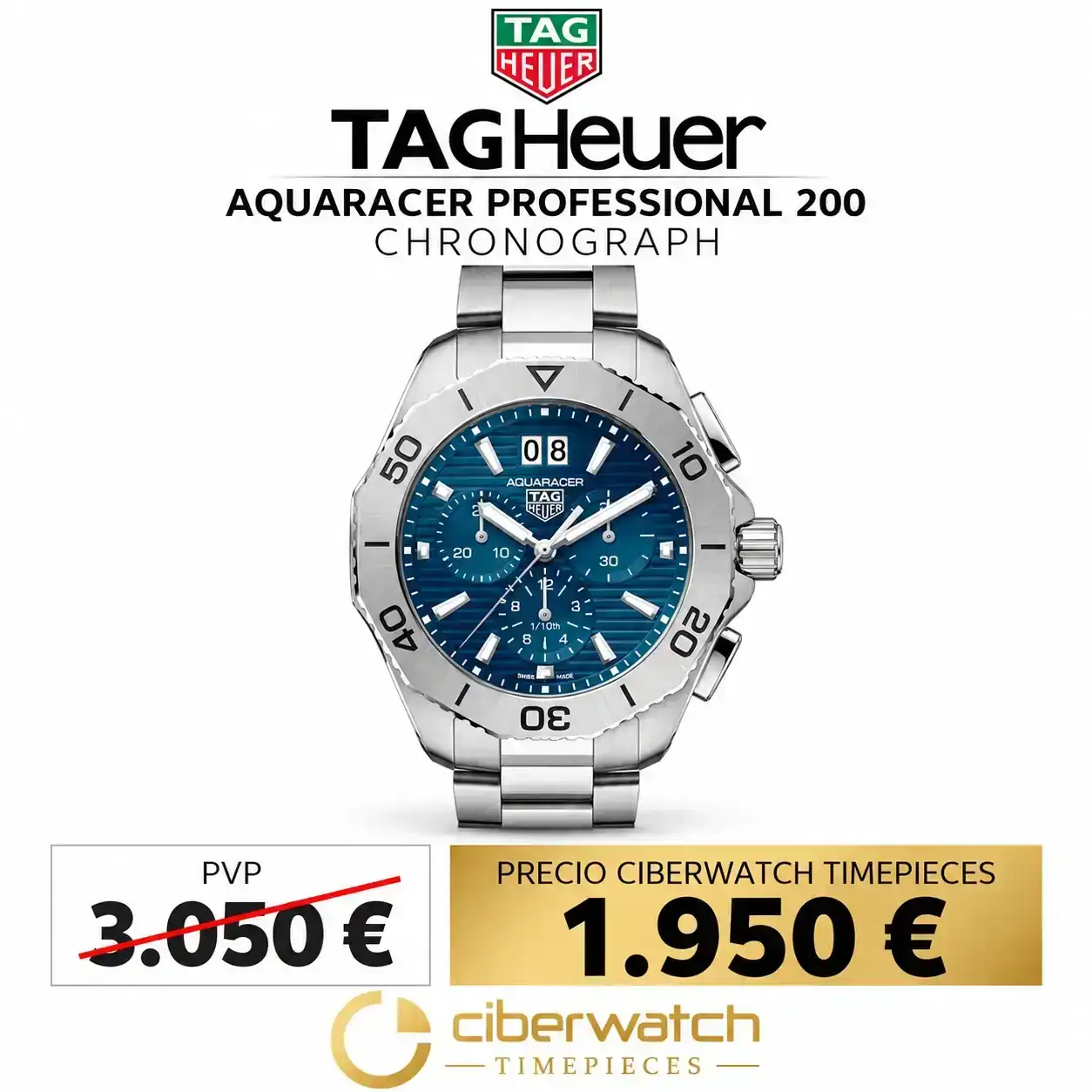 Promoción del TAG Heuer Aquaracer.webp