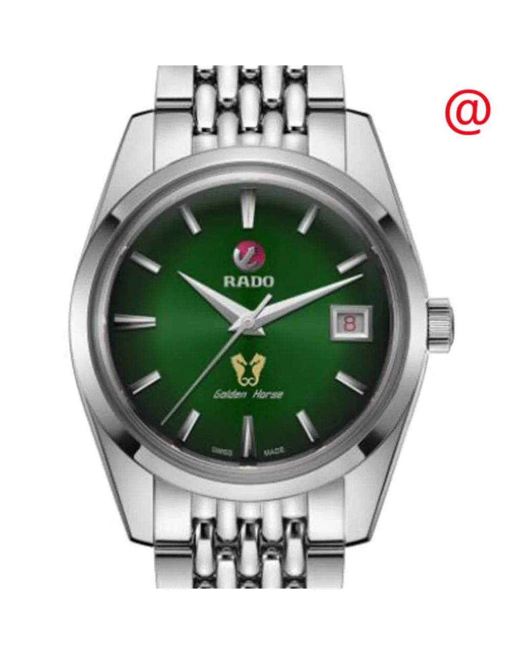 rado-Gold-ToneGreenSilver-Tone-Golden-Horse-Automatic-Green-Dial-Unisex-Watch.webp