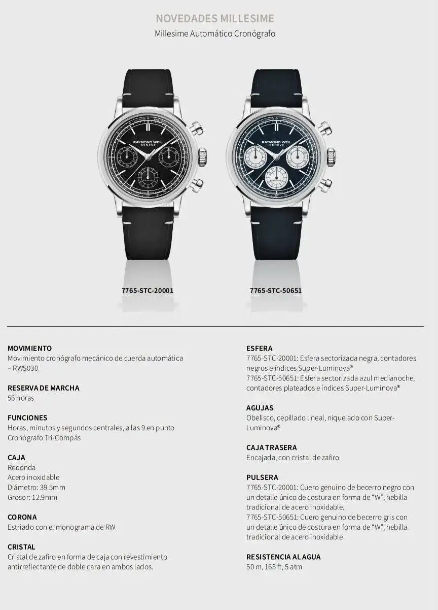 Raymond Weil Millesime Chronograph.webp