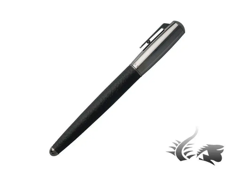 re-Leather-Black-Fountain-Pen-Gun-metal-HSL6042A-2.webp