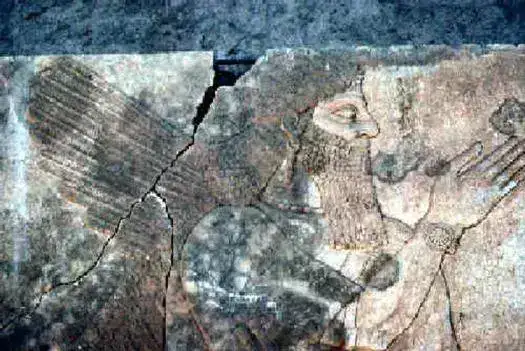 reloj-en-un-mural-de-mesopotamia.webp