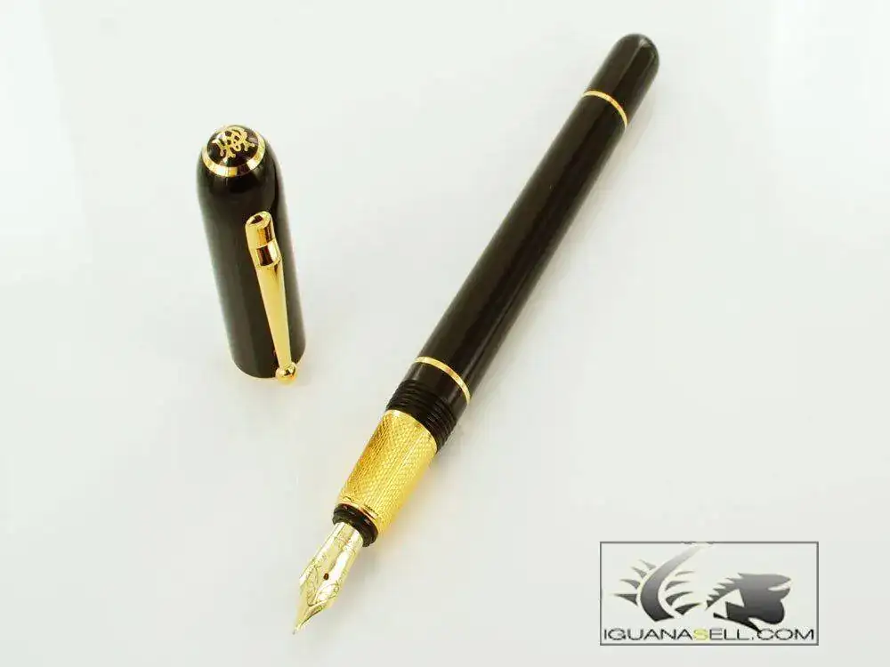 Resin-Sidecar-GP-Fountain-Pen-Gold-Trims-NUA1233-2.webp