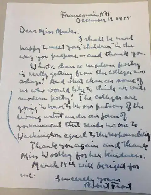 robert frost carta.webp