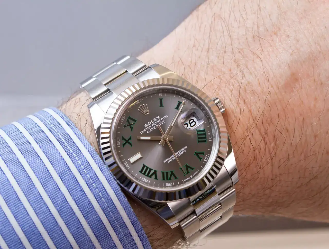 Rolex Datejust 41 mm Wimbledon: vídeo, fotos en vivo y precios | Horas y  Minutos