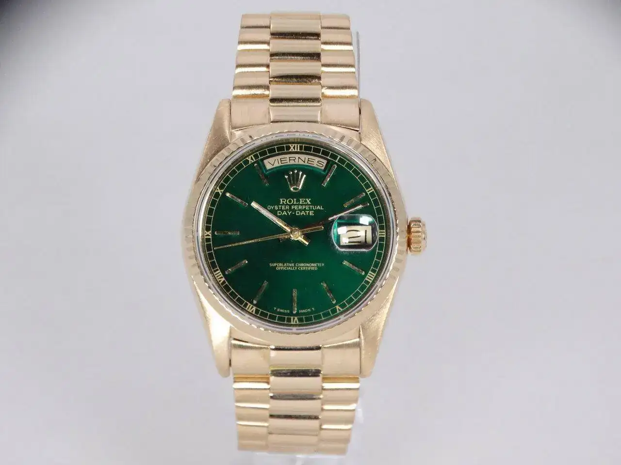 Rolex Day Date 18238 Green President 01983.webp