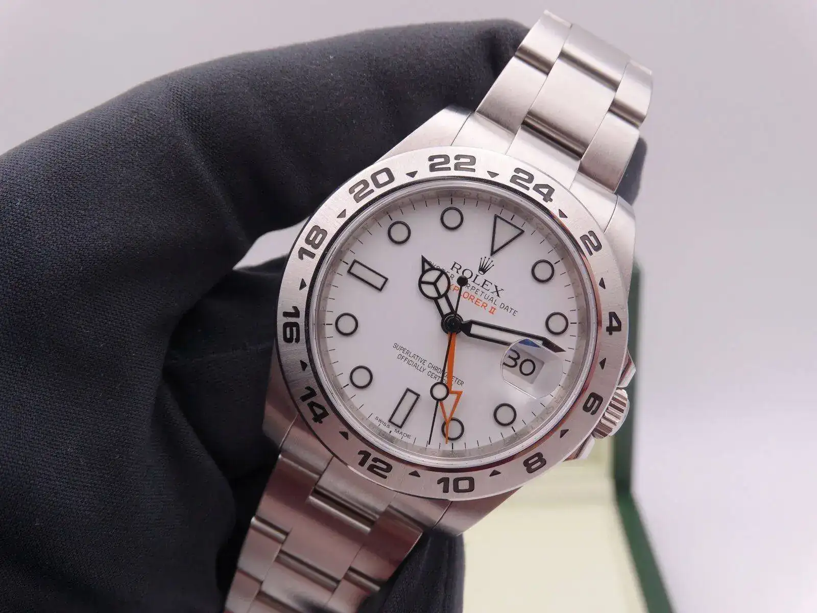 Rolex Explorer II 216570 White Polar 03695.JPG