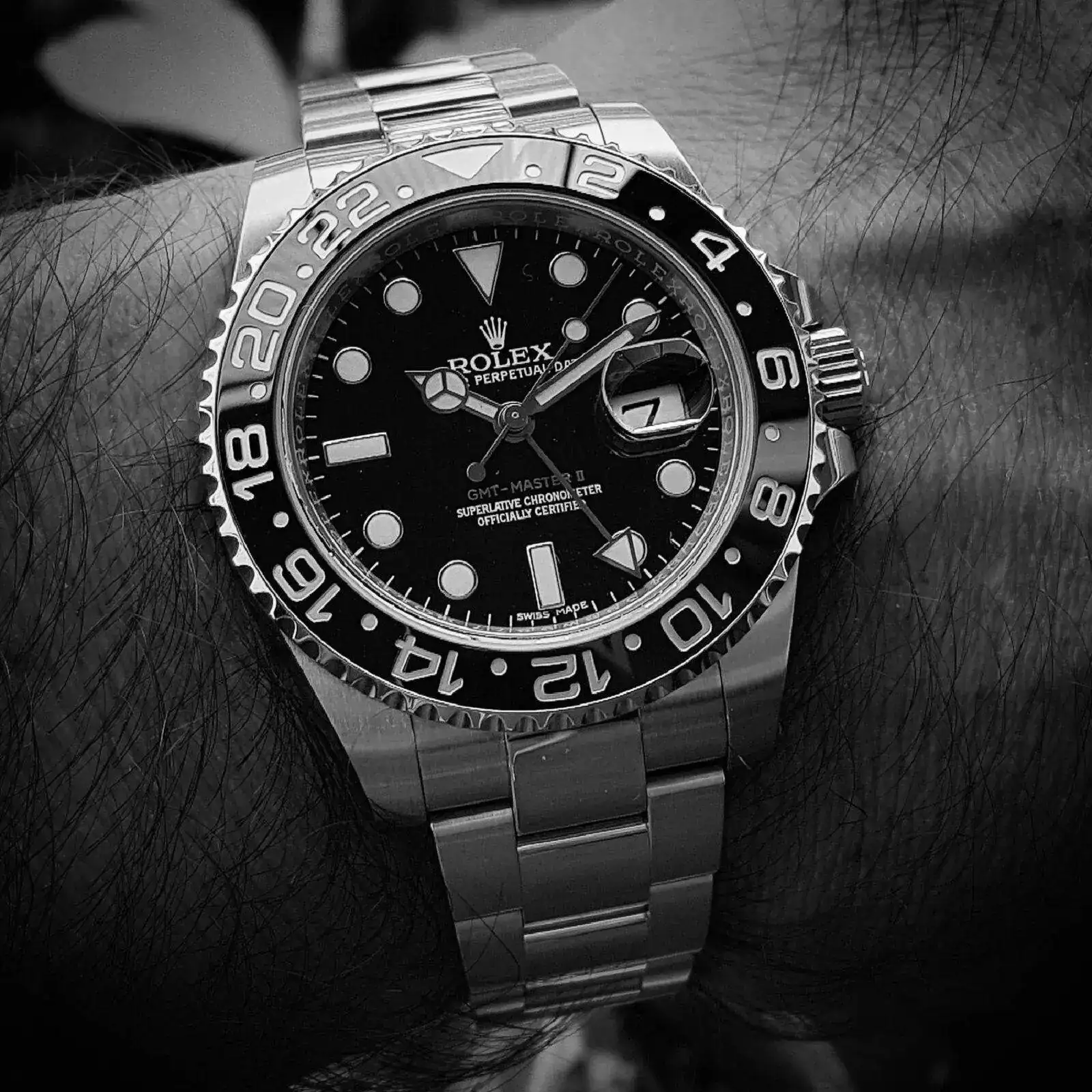 Rolex GMT Master II 40mm Ref 116710LN (ByN).webp