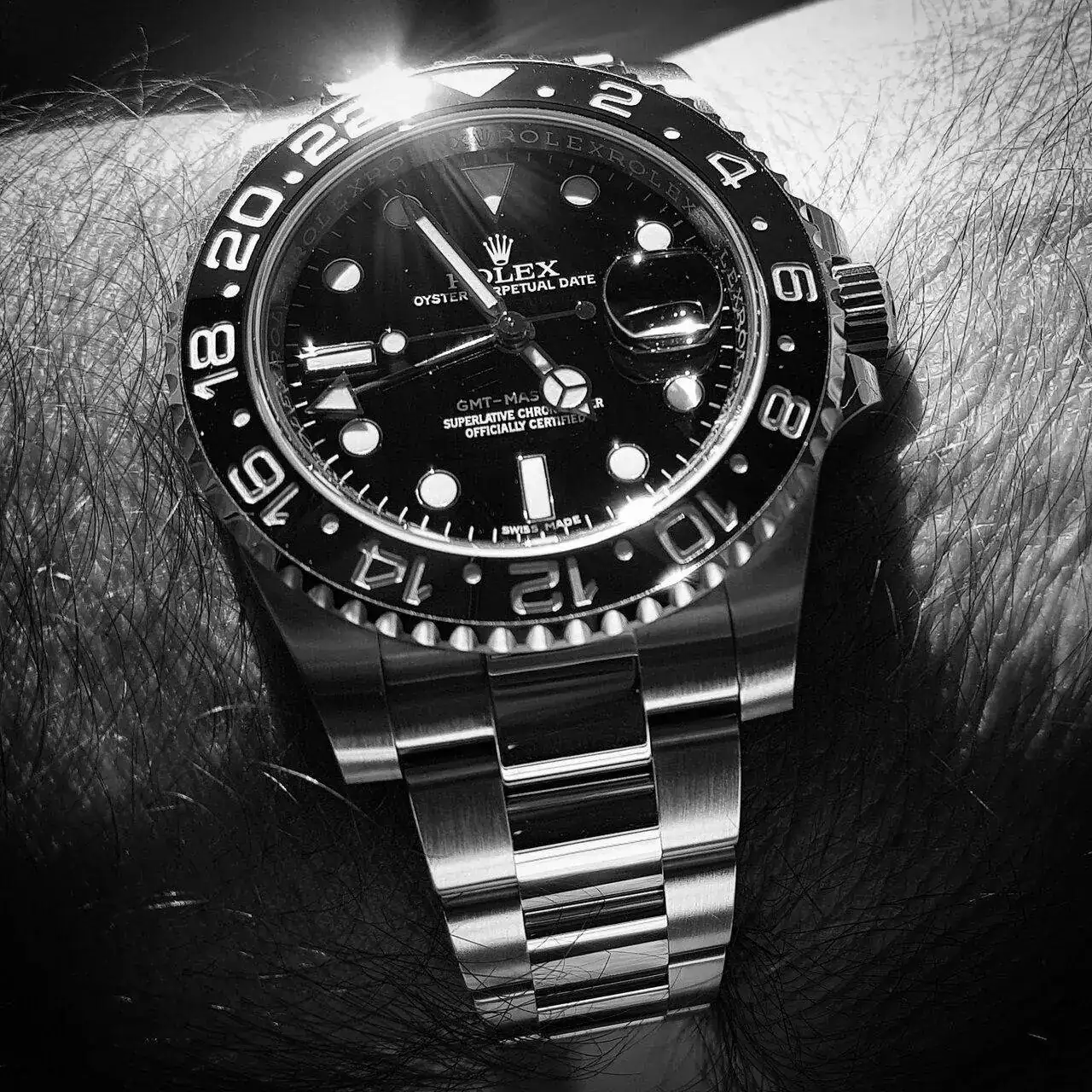Rolex GMT Master II 40mm Ref 116710LN (ByN).webp