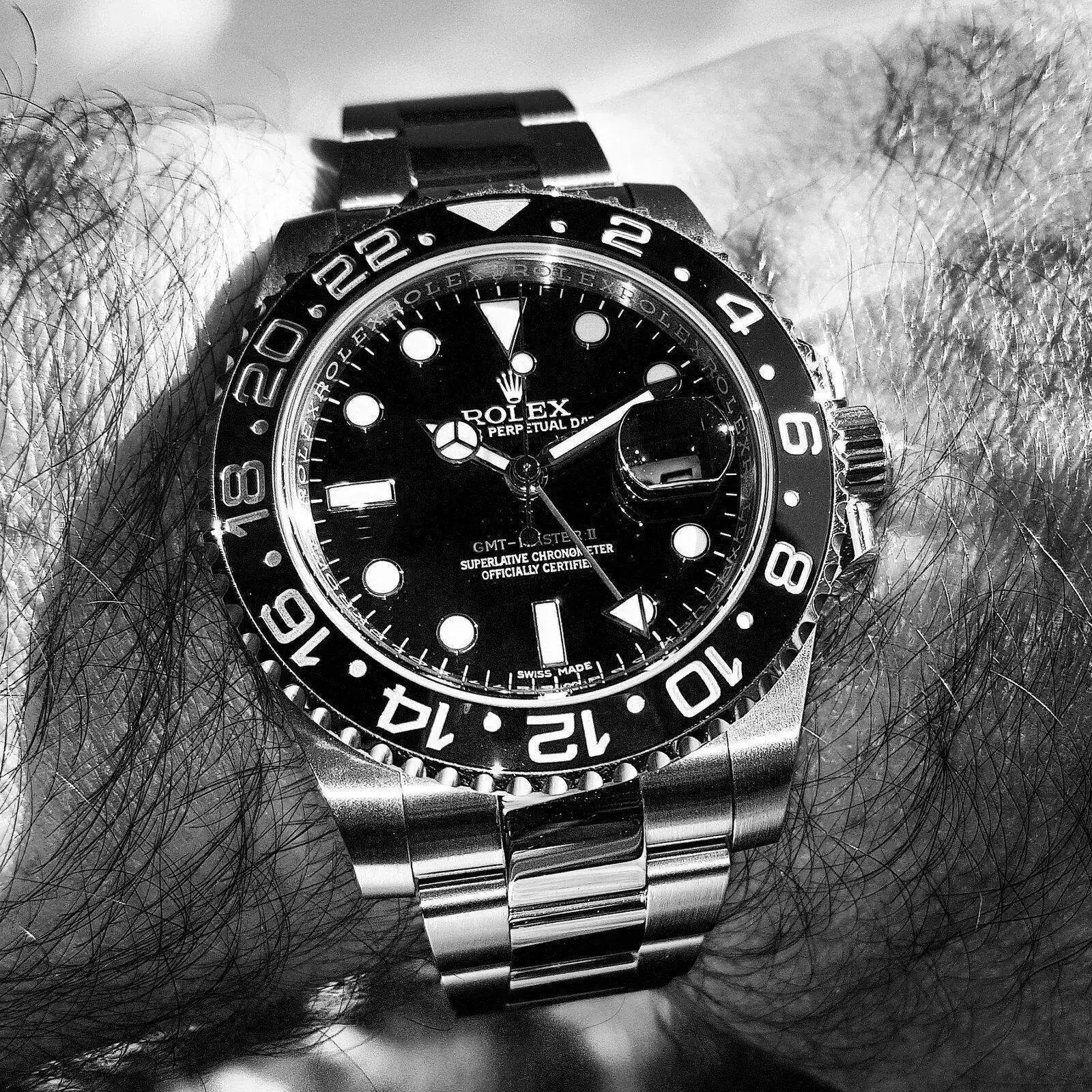 Rolex GMT Master II 40mm Ref 116710LN Cal. 3186 (B&W) (2).webp
