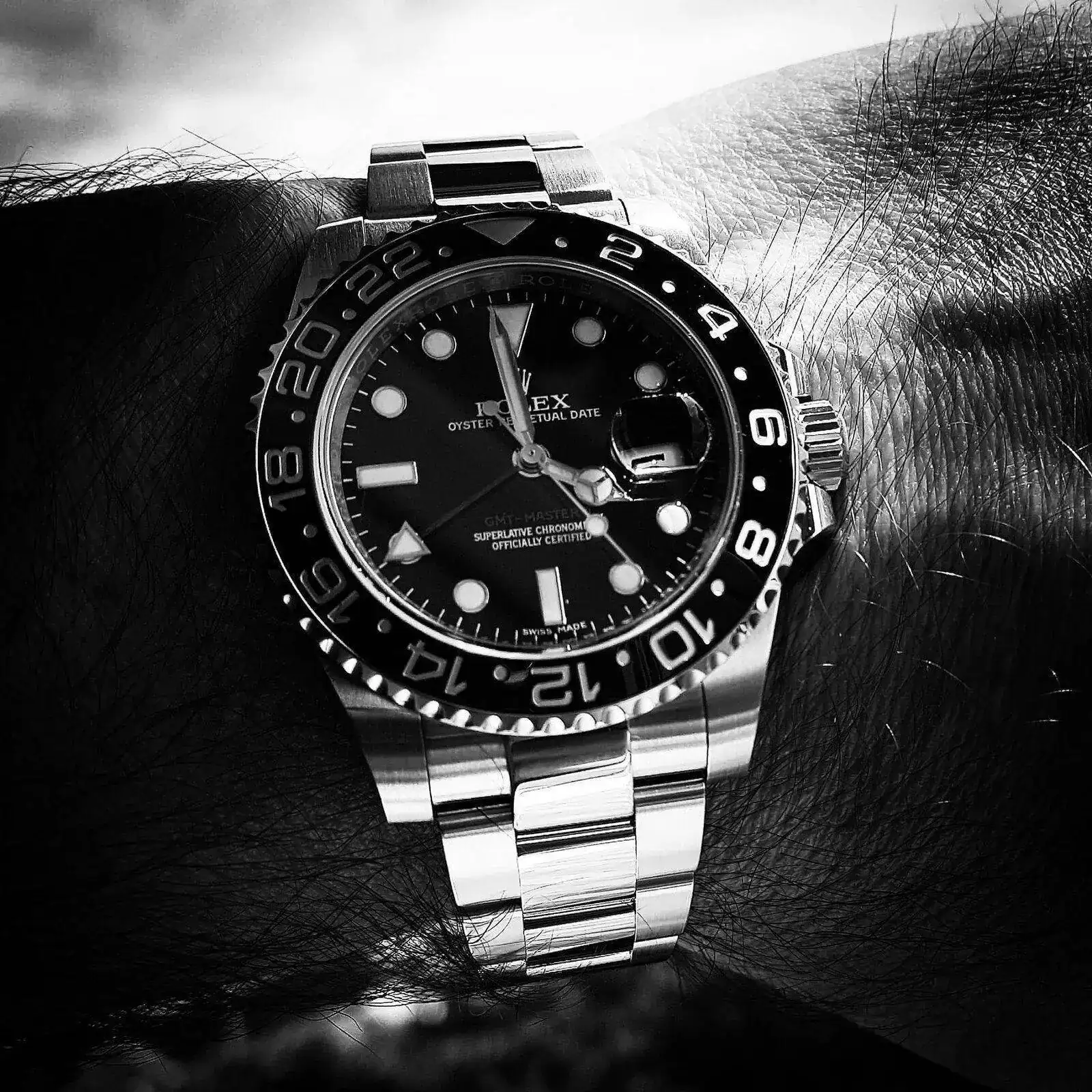 Rolex GMT Master II 40mm Ref 116710LN Cal. 3186 (B&W) (2).webp