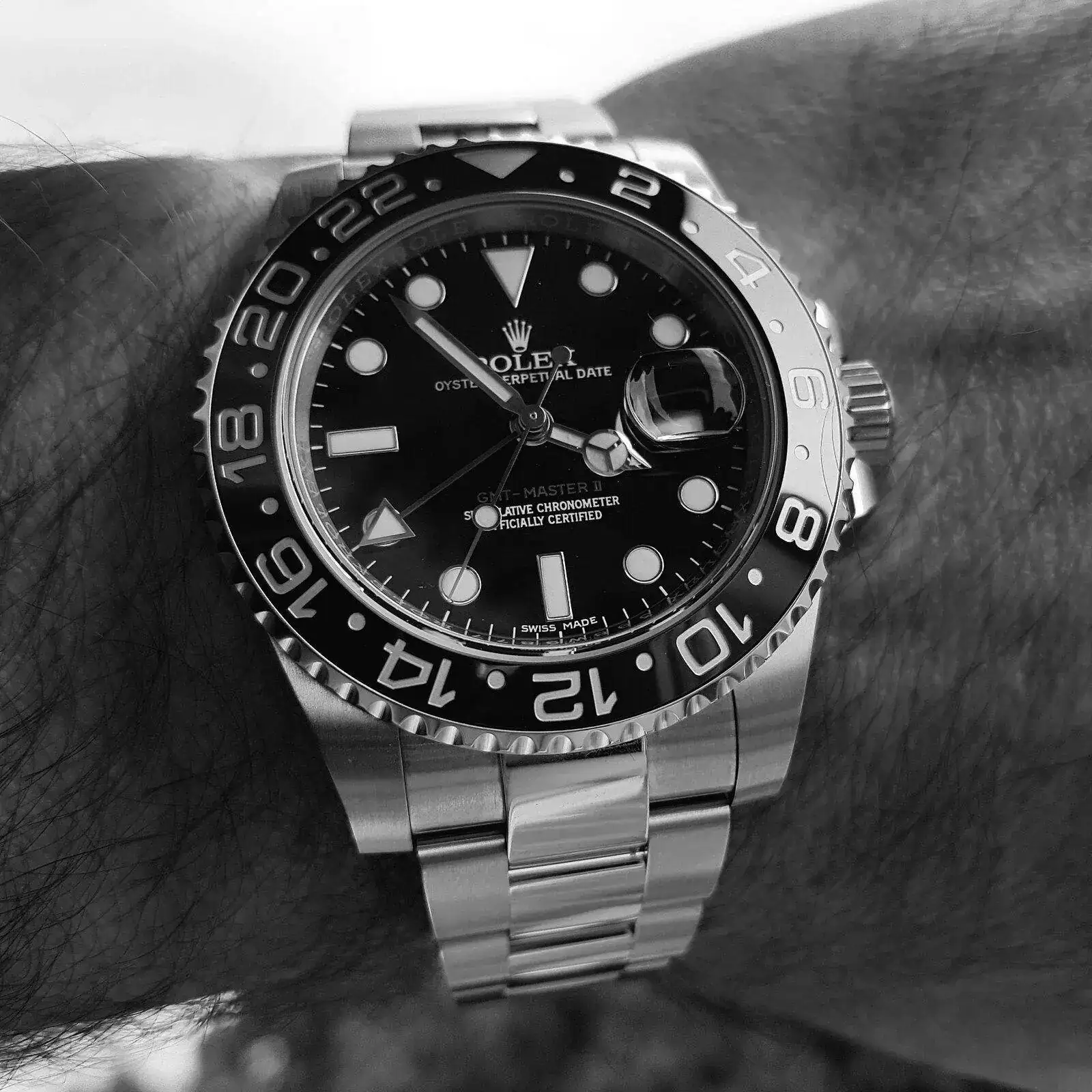 Rolex GMT Master II 40mm Ref 116710LN Cal. 3186 (ByN)(2).webp