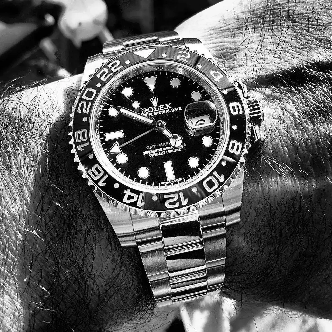 Rolex GMT Master II 40mm Ref 116710LN Cal. 3186 (ByN).webp