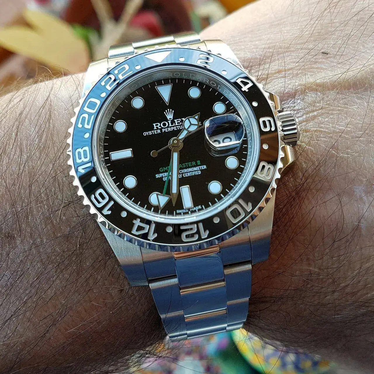 Rolex GMT Master II 40mm Ref 116710LN Cal. 3186.webp