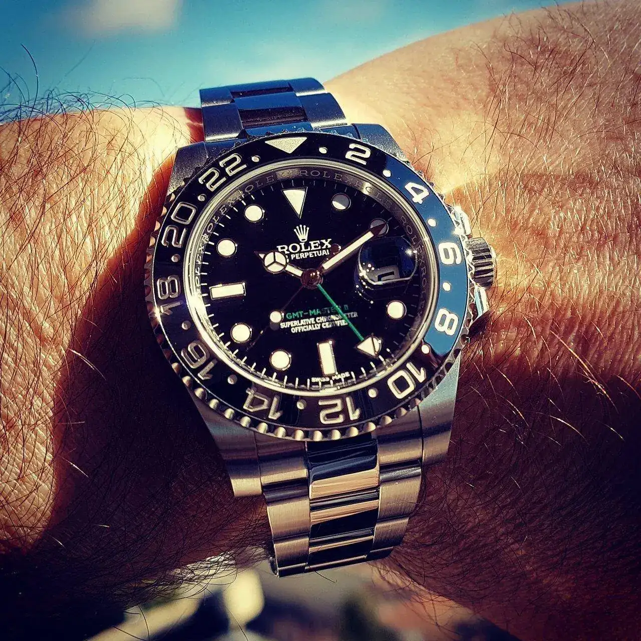 Rolex GMT Master II 40mm Ref 116710LN Cal. 3186.webp
