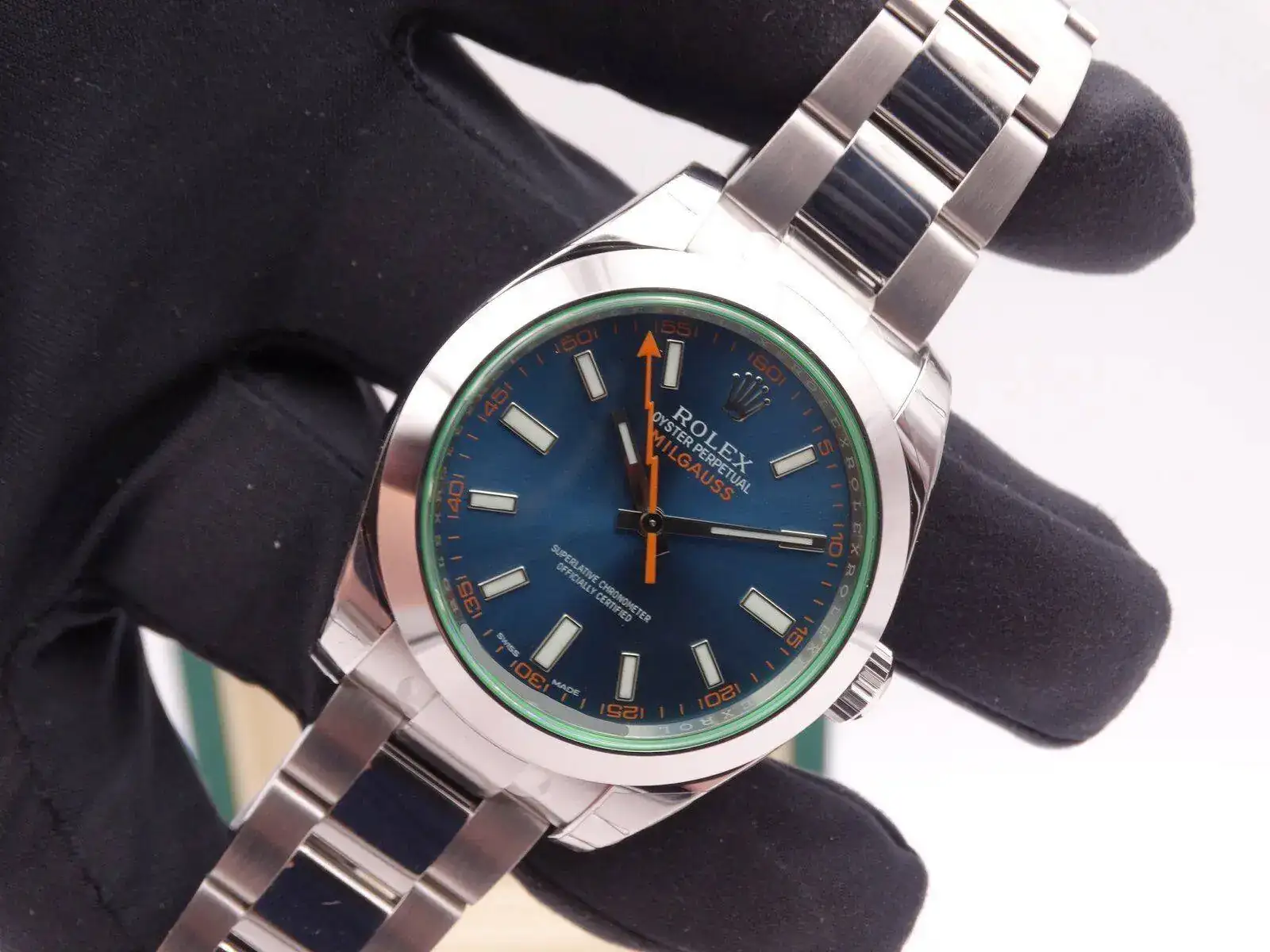 Rolex Milgauss Blue 116400GV 05674.webp