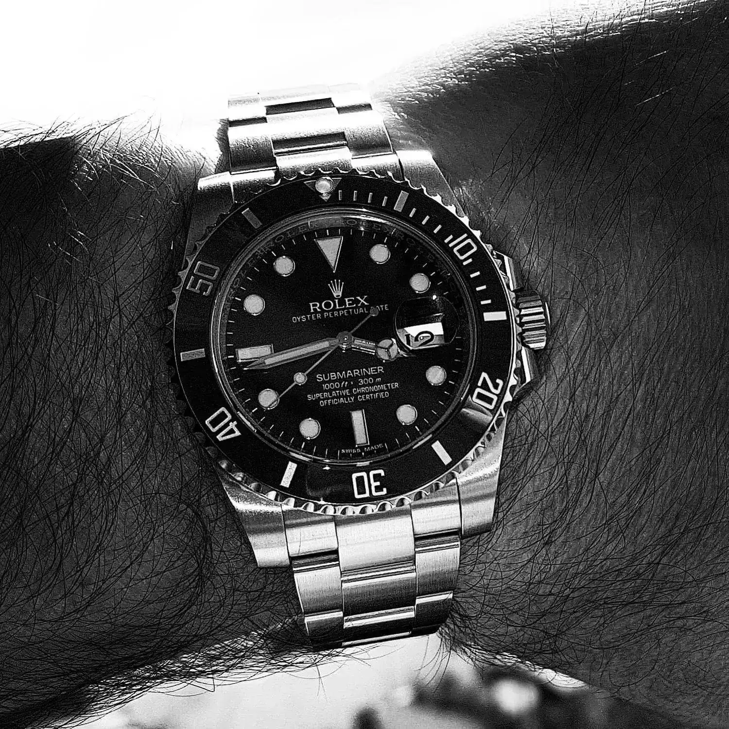 Rolex Submariner 40 mm 300M Cal. 3135 Ref. 116610LV (B&W) (1).webp
