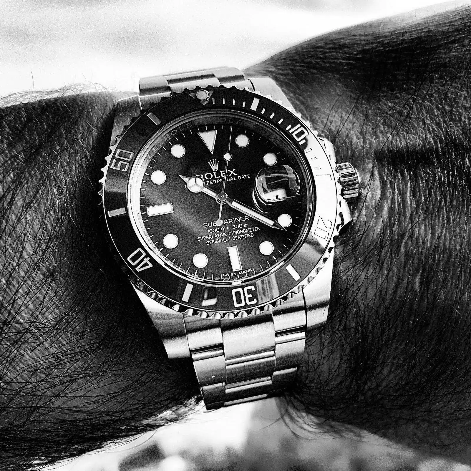 Rolex Submariner 40 mm 300M Cal. 3135 Ref. 116610LV (B&W) (1).webp