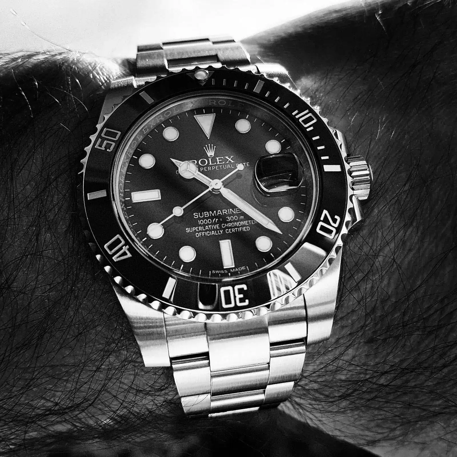 Rolex Submariner 40 mm 300M Cal. 3135 Ref. 116610LV (B&W) (1).webp