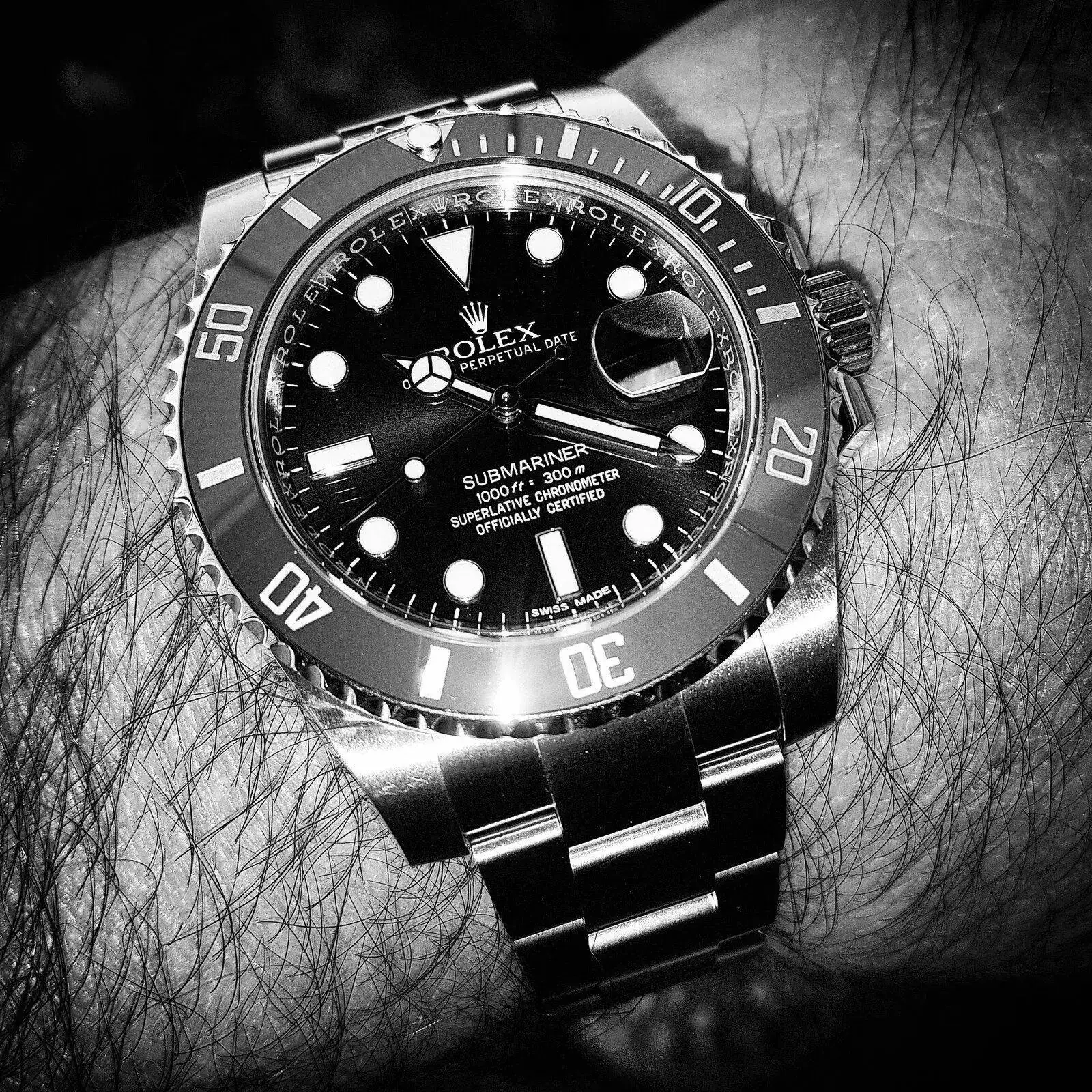Rolex Submariner 40 mm 300M Cal. 3135 Ref. 116610LV (B&W) (1).webp