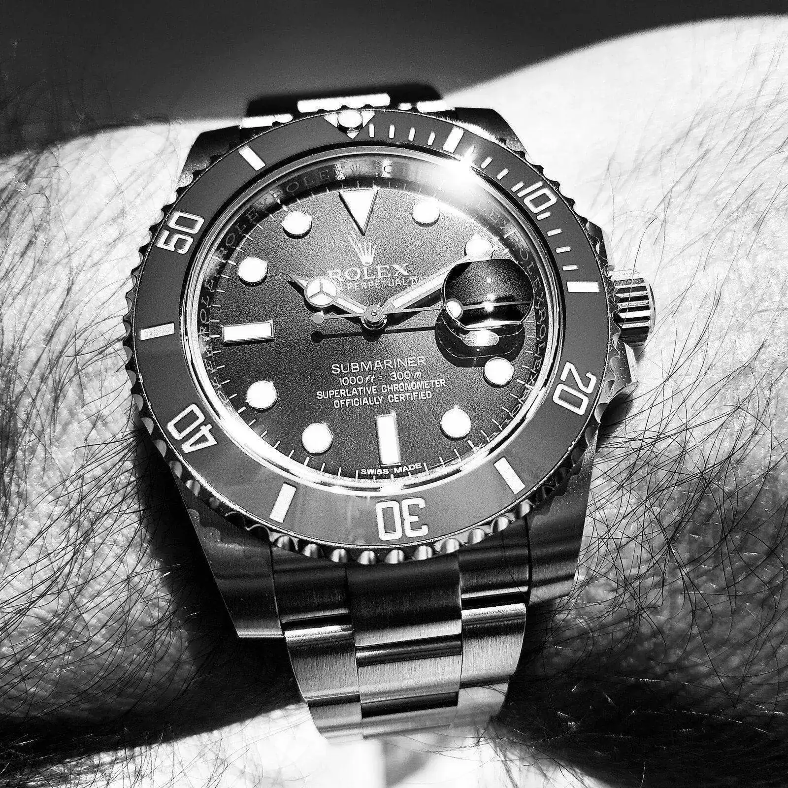 Rolex Submariner 40 mm 300M Cal. 3135 Ref. 116610LV (B&W) (1).webp